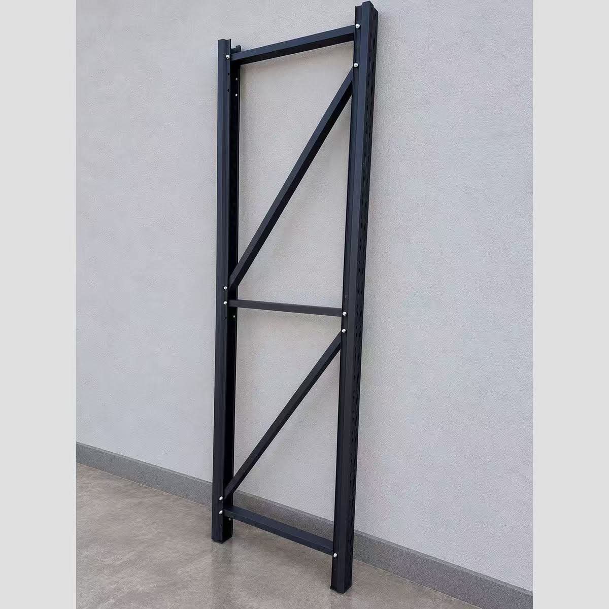 2.4m (H) * 0.6m (D) Extra Upright Black