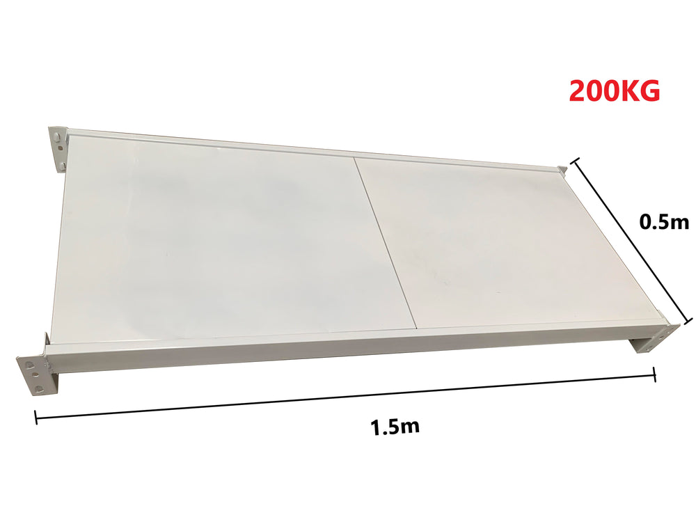 Extra Shelf 1.5m(w) x 0.5m Depth For 800kg Shelving White