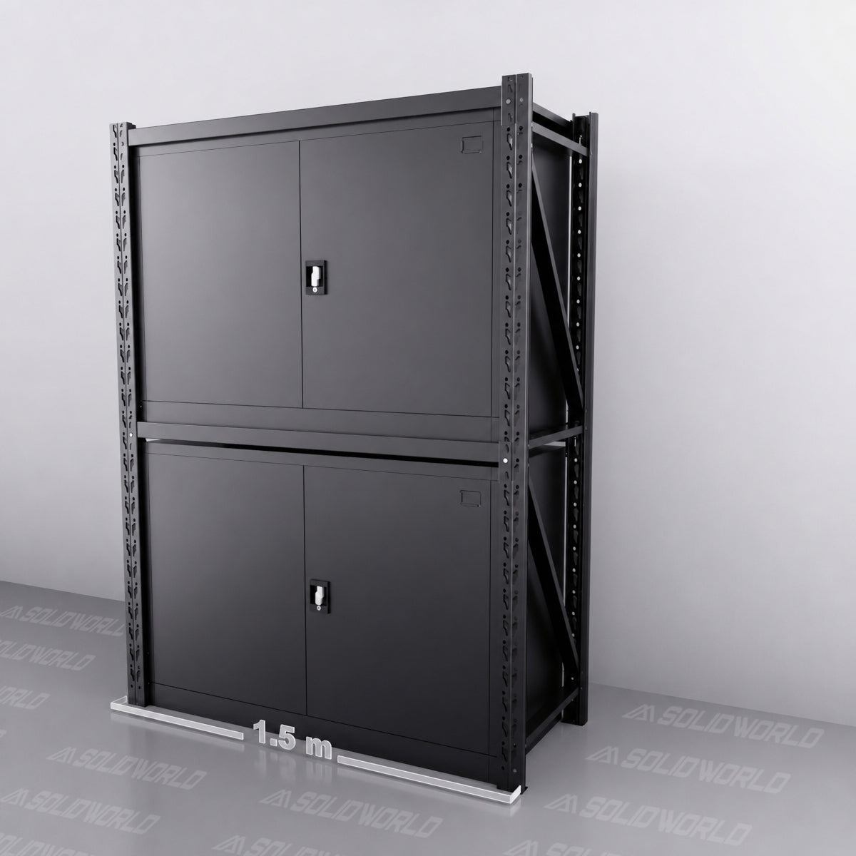 1.5m(L) 2 Cabinets Steel Storage Unit