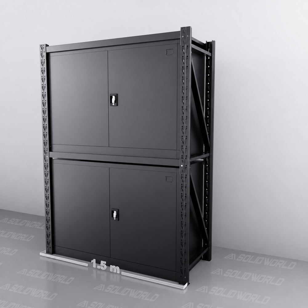 1.5m(L) 2 Cabinets Steel Storage Unit