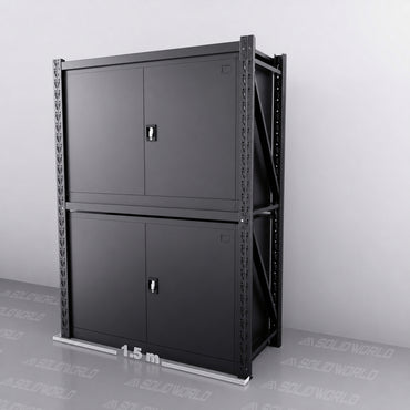 1.5m(L) 2 Cabinets Steel Storage Unit
