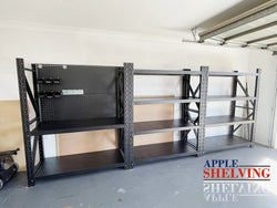 2m(W) x 0.6m(D) 2-Shelf Workbench With 2 Pegboards