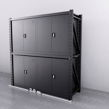 2m(L) 4 Cabinets Steel Storage Unit