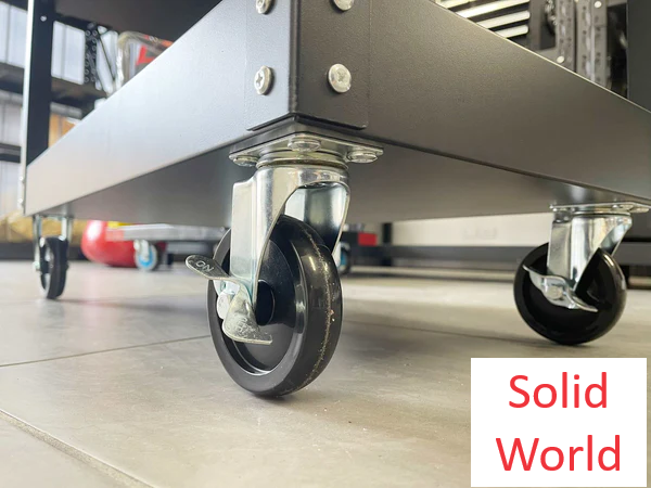 3-Tier Heavy-Duty Trolley (Tier Load: 50kg) - Solid World Pty Ltd