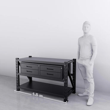 Double Drawer Lockable