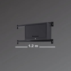 2-Shelf Lockable Upper Cupboard