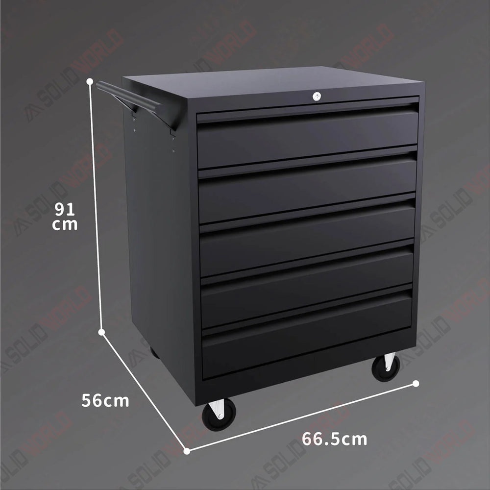 72'' Connected 10-Drawer & Cabinet Roller Toolbox