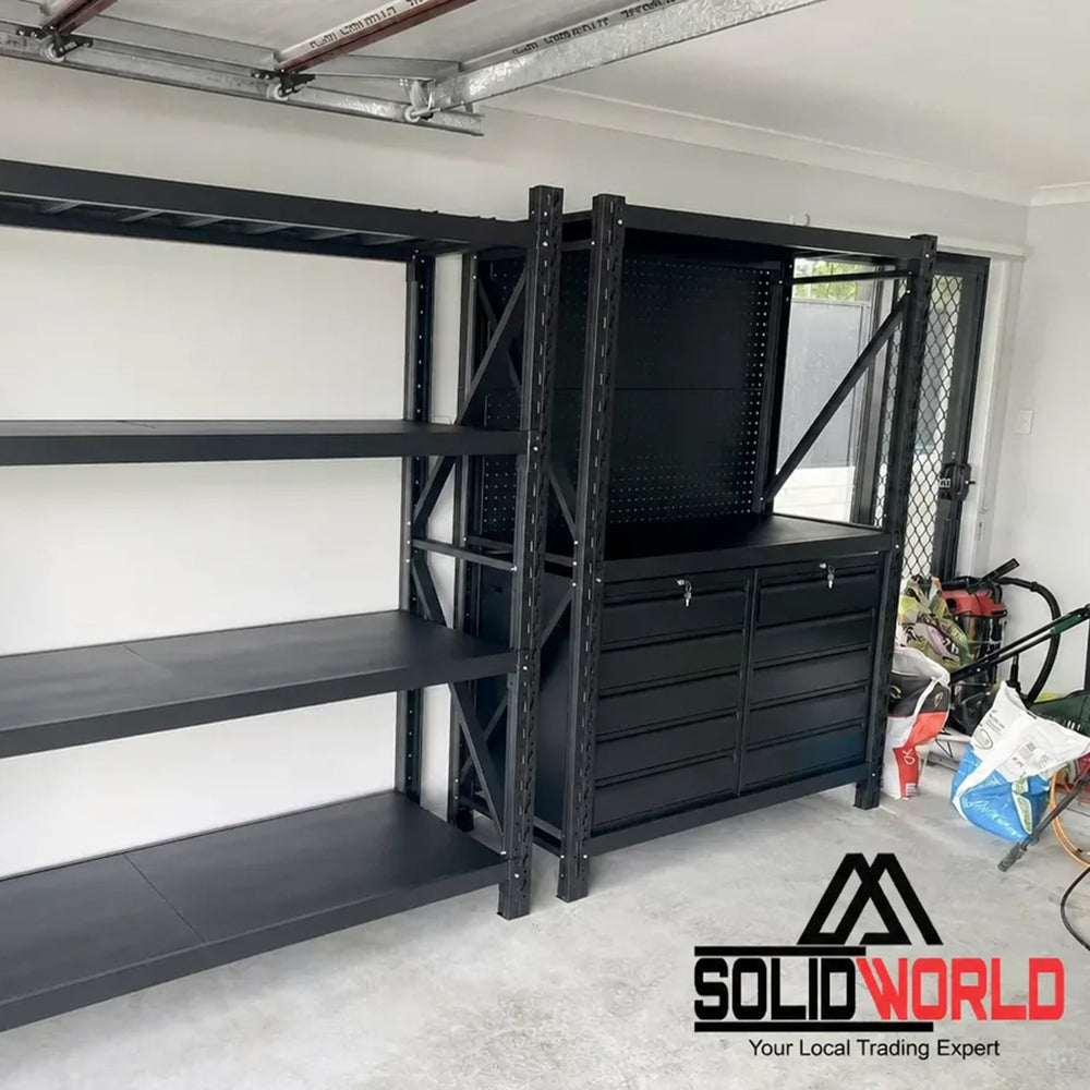 1.5m(L) 10-Drawer Steel Pegboard Workbench