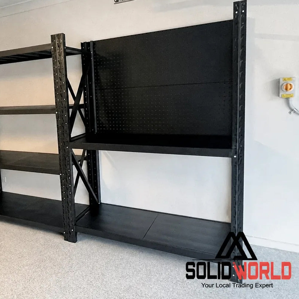 1.5m(W) x 0.6m (D) 2-Shelf Workbench With 2 Pegboards