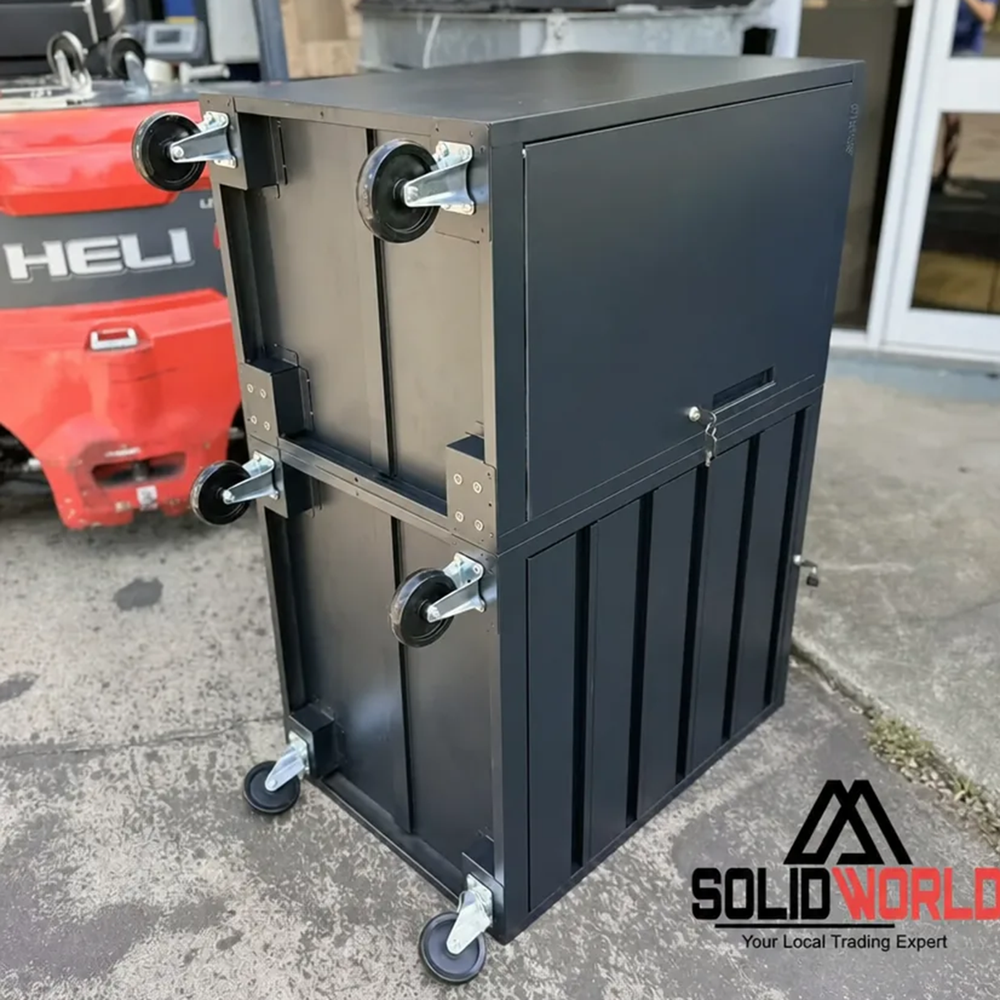 72'' Connected 10-Drawer & Cabinet Roller Toolbox