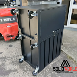 72'' Connected 10-Drawer & Cabinet Roller Toolbox