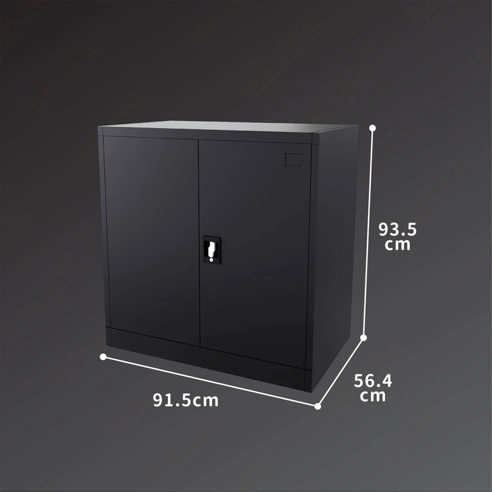 93.5(H)*91.5(W) 2-Shelf Lockable Cupboard