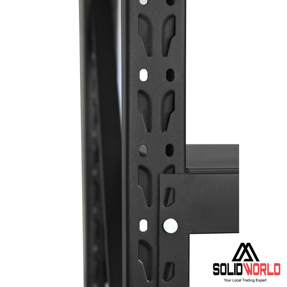 1.2m(W) x 2.4m(H) x 0.5m(D) Metal Shelving 800KG Black