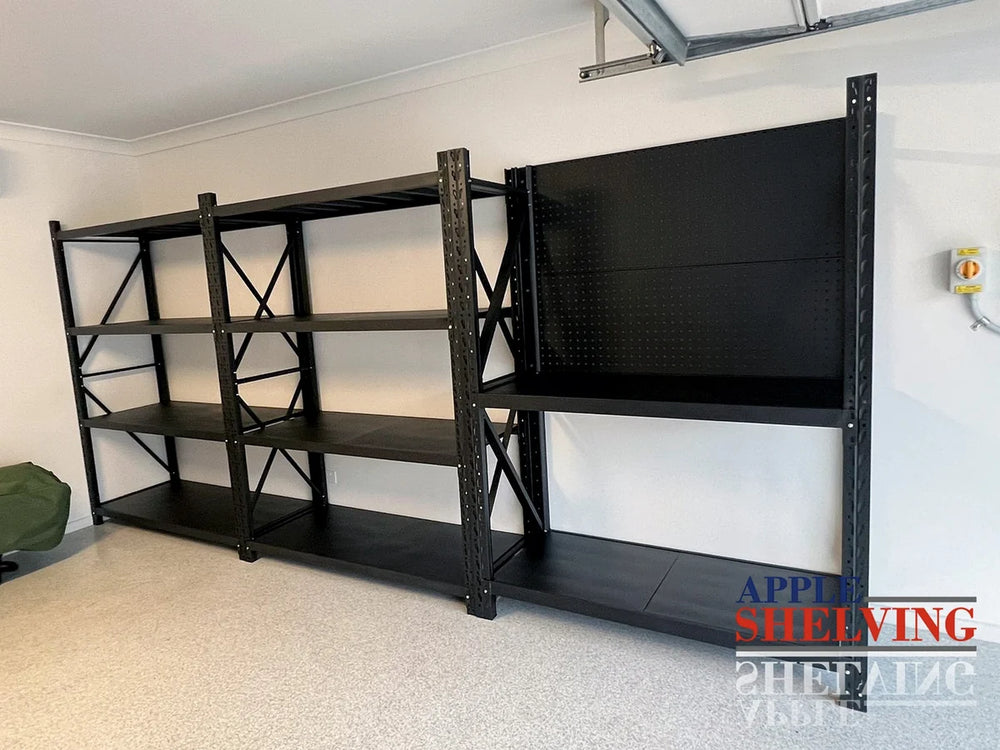 1.5m(W) x 0.6m (D) 2-Shelf Workbench With 2 Pegboards