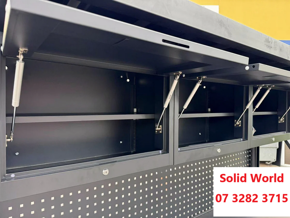 2-Shelf Lockable Upper Cupboard