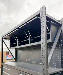 2-Shelf Lockable Upper Cupboard