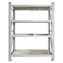 1.5m(W) x 1.8m(H) x 0.6m(D) Metal Shelving 1000KG White