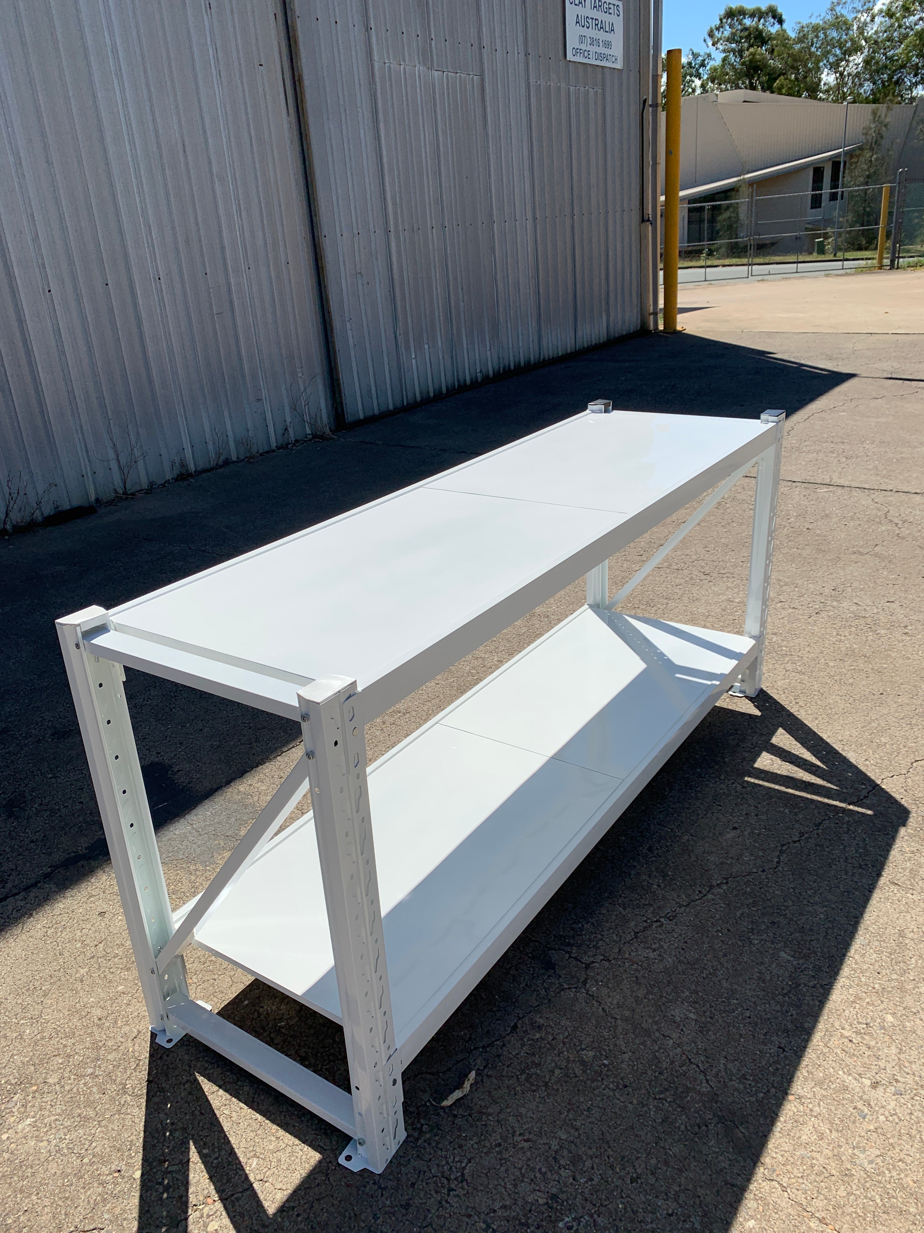 Work Bench 1.5m x 0.9m x 0.6m 500KG White