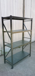 1.2m(W) x 2.0m(H) x 0.5m(D) Metal Shelving 800KG Black