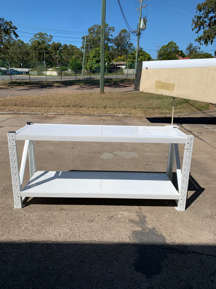 Work Bench 2.0m x 0.9m x 0.6m 500KG White