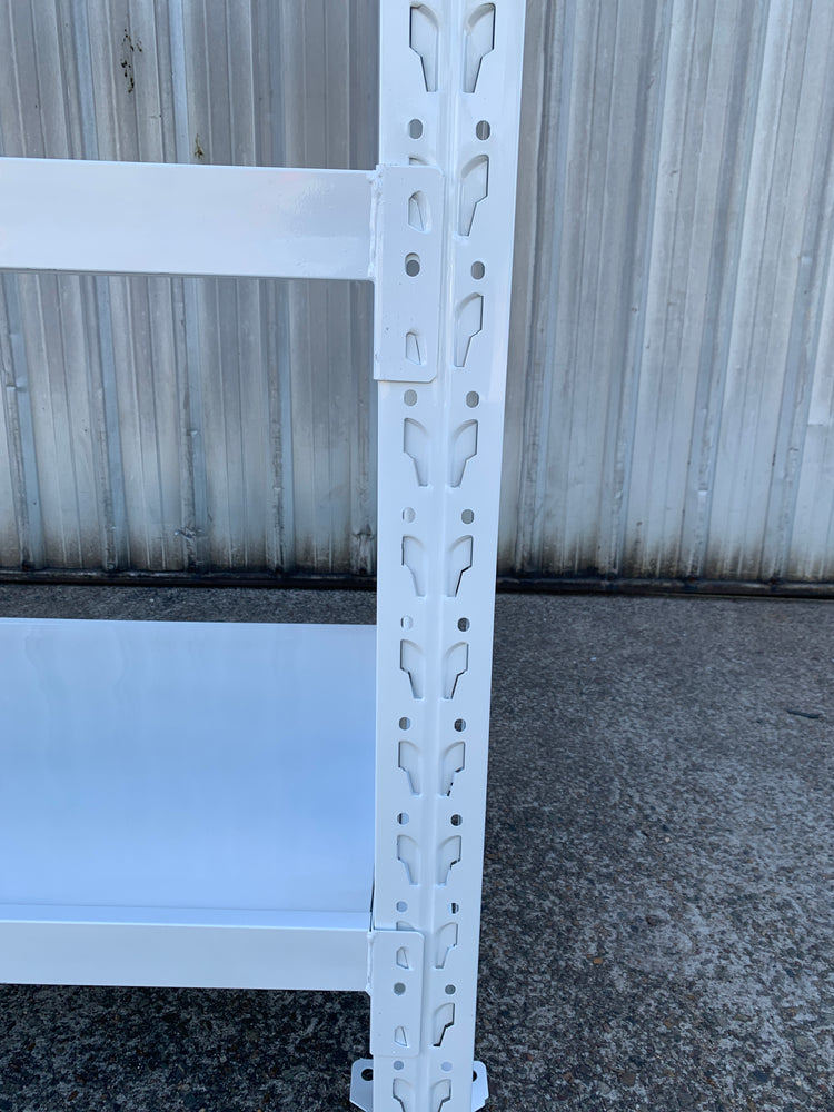 6.0m(W) x 1.8m(H) x 0.5m(D) 1800kg Connecting Shelving White