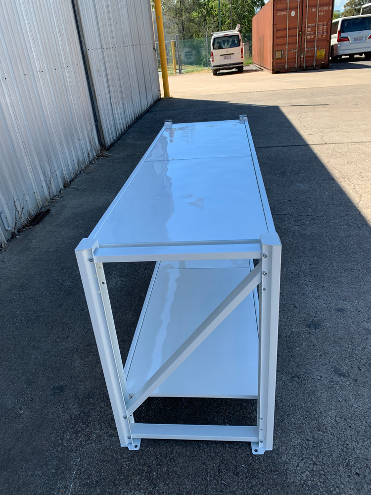 1.8m(H)x0.6m(D) Extra Upright White