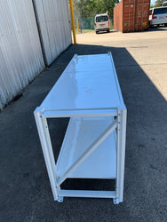 1.8m(H)x0.6m(D) Extra Upright White