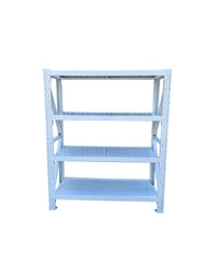 1.5m(W) x 2.0m(H) x 0.6m(D) Metal Shelving 1000KG White