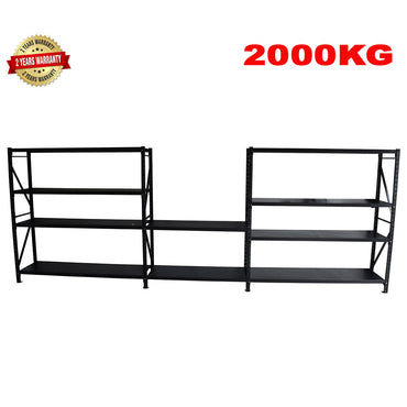 5.2m(W) x 1.8m(H) x 0.5m(D) 1600KG Connecting Shelving