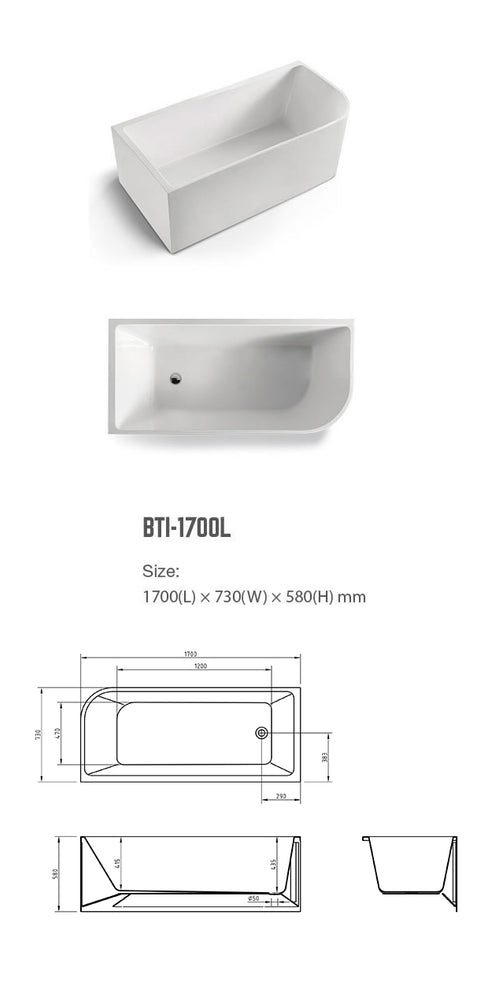 Bathtub - BTI-1700L