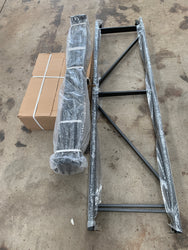 2.4M (H) *0.5m (D) Extra Upright BLACK