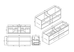 Wooden Cabinet - CB-66150(Y7)D