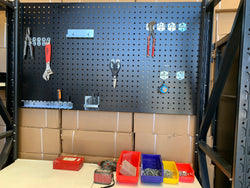 1.5m(W) x 0.5m(H) Pegboard