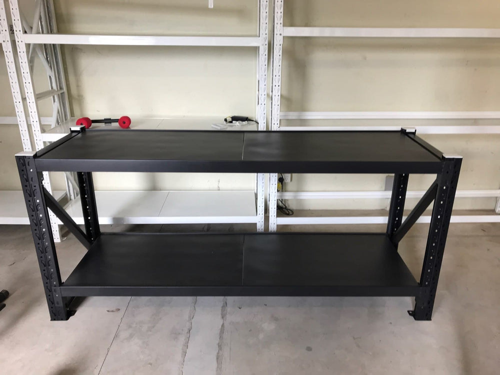 Work Bench 2.0m x 0.9m x 0.6m 500KG Black