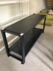 Work Bench 2.0m x 0.9m x 0.6m 500KG Black